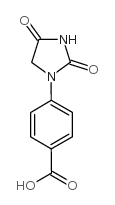 4-(2,4-二氧代咪唑啉-1-基)苯甲酸结构式