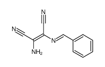 (2Z)-2-Amino-3-{[(1E)-(phenyl)methylidene]-amino}but-2-enedinitrile Structure