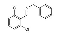 N-benzyl-1-(2,6-dichlorophenyl)methanimine Structure