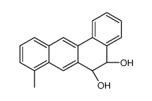 (5S,6S)-8-methyl-5,6-dihydrobenzo[a]anthracene-5,6-diol Structure