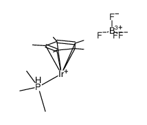 [IrH3Cp(*)(PMe3)]BF4 Structure