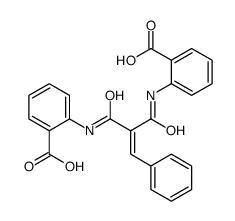 2-[[2-[(2-carboxyphenyl)carbamoyl]-3-phenylprop-2-enoyl]amino]benzoic acid Structure