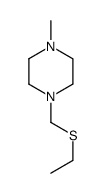 1-(ethylsulfanylmethyl)-4-methylpiperazine Structure