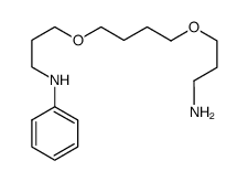 N-{3-[4-(3-aminopropoxy)butoxy]propyl}benzenamine结构式