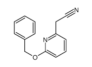 2-(6-(benzyloxy)pyridin-2-yl)acetonitrile Structure