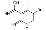 2-AMINO-5-BROMO-4-METHYL NICOTINAMIDE structure