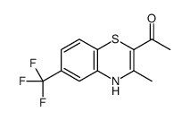 1-[3-methyl-6-(trifluoromethyl)-4H-1,4-benzothiazin-2-yl]ethanone Structure
