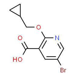 5-Bromo-2-(cyclopropylmethoxy)nicotinic acid picture