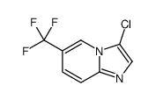 3-chloro-6-(trifluoromethyl)imidazo[1,2-a]pyridine结构式