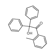2-hydroxy-2,2-diphenyl-1-o-tolyl-ethanone结构式