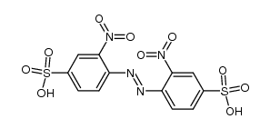 2,2'-dinitro-azobenzene-4,4'-disulfonic acid Structure