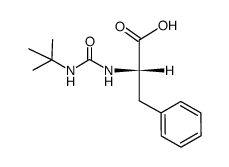 N-[[(1,1-dimethylethyl)amino]carbonyl]-L-phenylalanine结构式