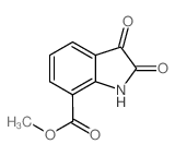 靛红-7-甲酸甲酯结构式