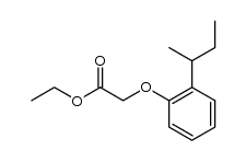 ethyl 2-(2, 4-dichlorophenoxy) acetate Structure