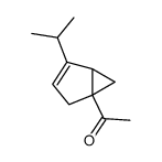Ethanone, 1-[4-(1-methylethyl)bicyclo[3.1.0]hex-3-en-1-yl]- (9CI) Structure