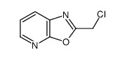 2-(chloromethyl)-oxazolo[5,4-b]pyridine Structure