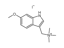 6-methoxygramine methiodide Structure