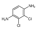 2,3-dichlorobenzene-1,4-diamine Structure