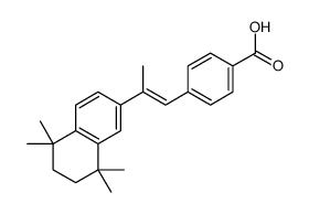 4-[(Z)-2-(5,5,8,8-Tetramethyl-5,6,7,8-tetrahydronaphthalene-2-yl)-1-propenyl]benzoic acid Structure