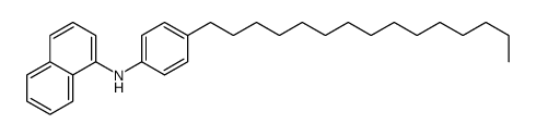 N-(4-pentadecylphenyl)naphthalen-1-amine结构式