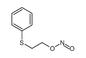 2-phenylsulfanylethyl nitrite Structure