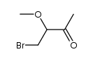 4-bromo-3-methoxybutan-2-one Structure
