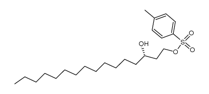 (S)-3-hydroxyhexadecyl 4-methylbenzenesulfonate Structure