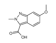 6-methoxy-2-methylindazole-3-carboxylic acid Structure