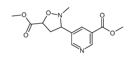 N-Methyl-3-[3-(5-methoxycarbonylpyridyl)-5-isoxazolecarboxylic Acid Methyl Ester结构式