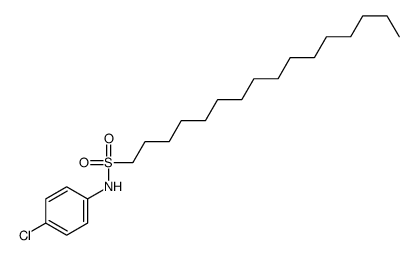 N-(4-chlorophenyl)hexadecane-1-sulfonamide结构式