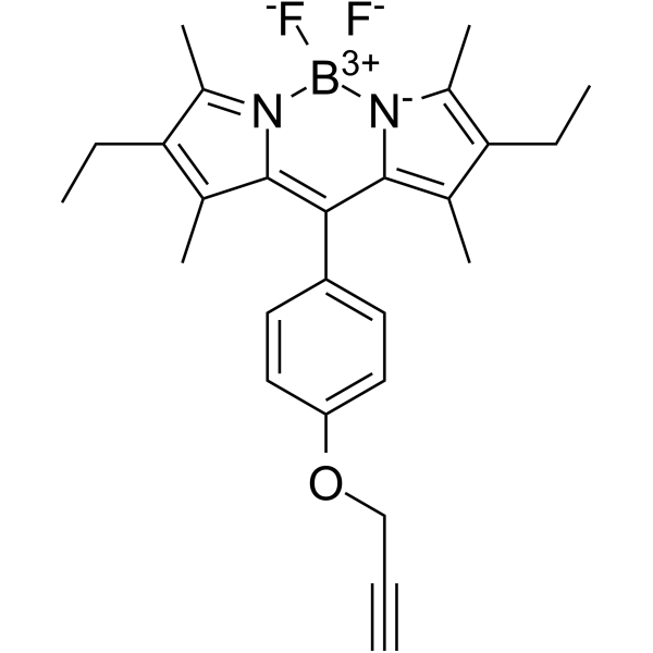 BODIPY-X-Alkyne结构式