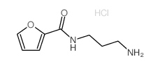 Furan-2-carboxylic acid (3-amino-propyl)-amide hydrochloride structure