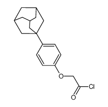 2-(4-(adamantan-1-yl)phenoxy)acetyl chloride Structure