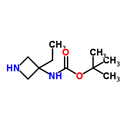 tert-butyl N-(3-ethylazetidin-3-yl)carbamate picture