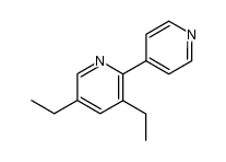 3,5-diethyl-2,4'-bipyridine Structure