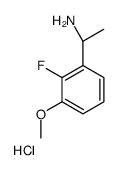 (R)-1-(2-Fluoro-3-methoxyphenyl)ethanamine hydrochloride Structure