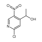 1-(2-chloro-5-nitropyridin-4-yl)ethanol Structure
