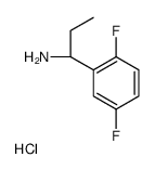 (1R)-1-(2,5-difluorophenyl)propan-1-amine,hydrochloride Structure