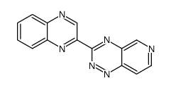 3-quinoxalin-2-ylpyrido[3,4-e][1,2,4]triazine结构式