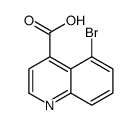 5-Bromoquinoline-4-carboxylic acid Structure