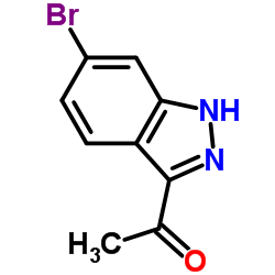 Ethanone, 1-(6-bromo-1H-indazol-3-yl)- structure