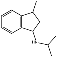 Isopropyl-(3-methyl-indan-1-yl)-amine结构式