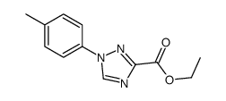 ETHYL 1-P-TOLYL-1H-1,2,4-TRIAZOLE-3-CARBOXYLATE structure