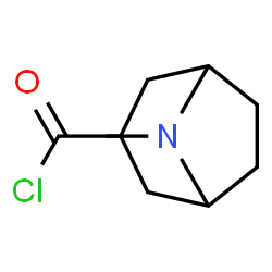 8-Azabicyclo[3.2.1]octane-3-carbonyl chloride, 8-methyl- (9CI) Structure