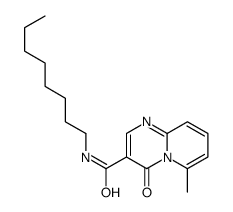 2-methyl-N-octyl-10-oxo-1,7-diazabicyclo[4.4.0]deca-2,4,6,8-tetraene-9-carboxamide结构式