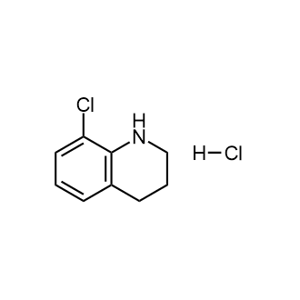 8-Chloro-1,2,3,4-tetrahydroquinolinehydrochloride Structure