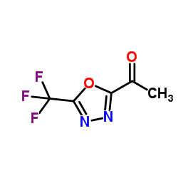 1-[5-(Trifluoromethyl)-1,3,4-oxadiazol-2-yl]ethanone Structure