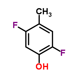 2,5-Difluoro-4-methylphenol结构式