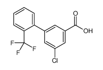 3-chloro-5-[2-(trifluoromethyl)phenyl]benzoic acid Structure