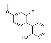 3-(2-fluoro-4-methoxyphenyl)-1H-pyridin-2-one Structure